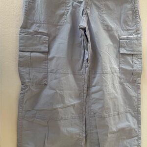 Hollister Women's Light Gray Cargo Pants